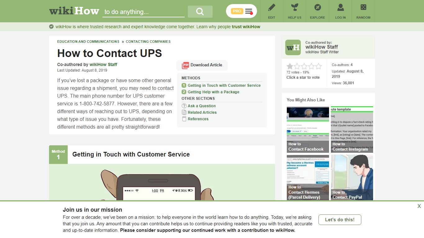 Simple Ways to Contact UPS: 8 Steps (with Pictures) - wikiHow